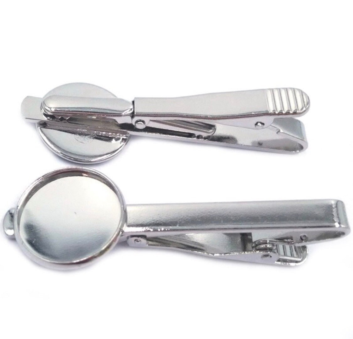 Funeral Flower Memorial Men's Tie Bar / Tie Clip / 217