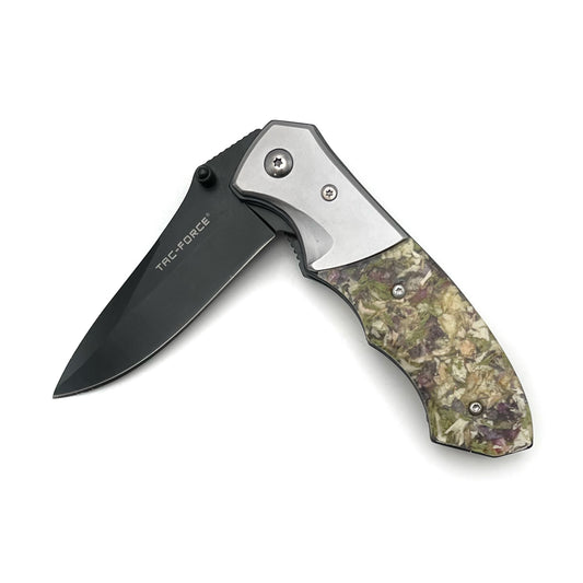 Memorial Funeral Flower Petal Spring Assisted Pocket knife / 125