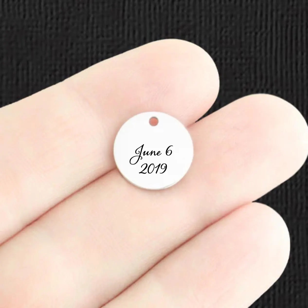 Add a custom engraved charm to any purchase