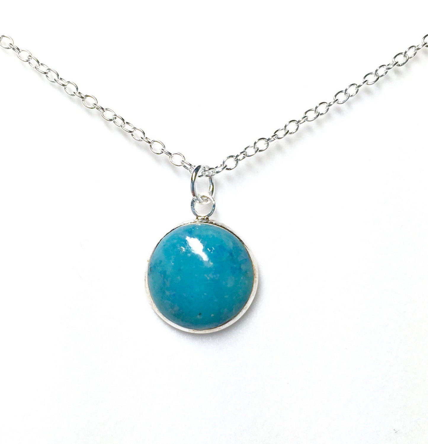 Small Round Cabochon necklace / 416