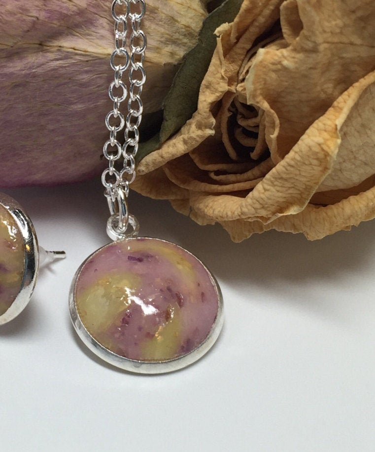 Small Round Cabochon necklace / 416