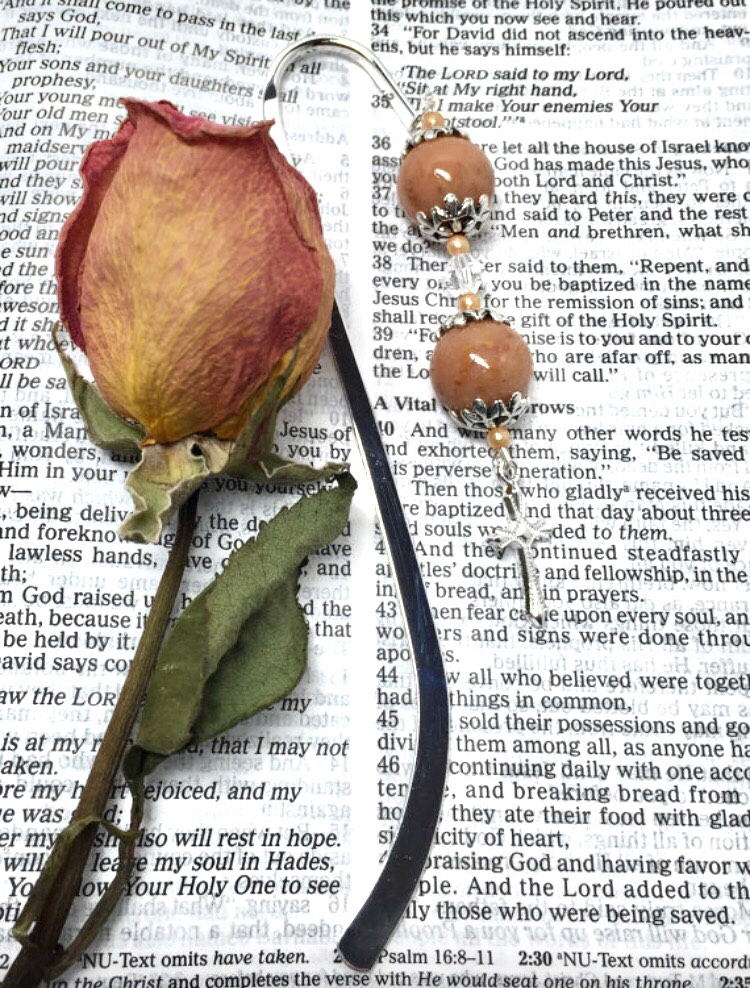 Funeral Flower Shepherd's Hook bookmark / 516