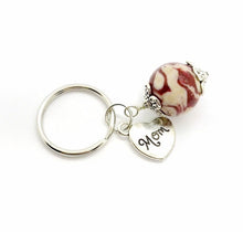 Load image into Gallery viewer, Flower Petal Sphere Key ring  / 618
