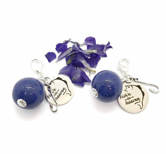 Memorial and keepsake flower petal jewelry / clip charm / 116